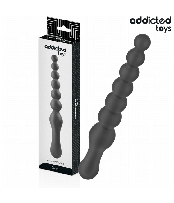 ADDICTED TOYS - DOUBLE ANAL MASSAGER SILICONE 24 CM