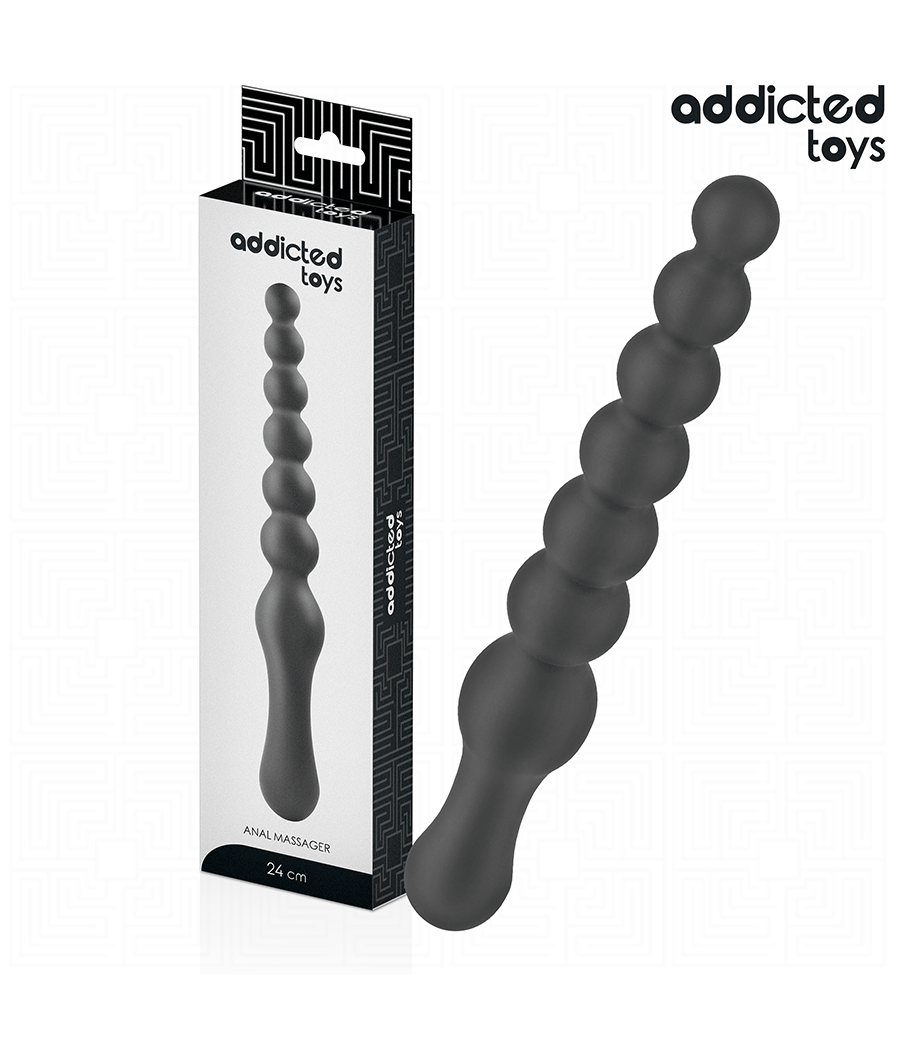 ADDICTED TOYS - DOUBLE ANAL MASSAGER SILICONE 24 CM