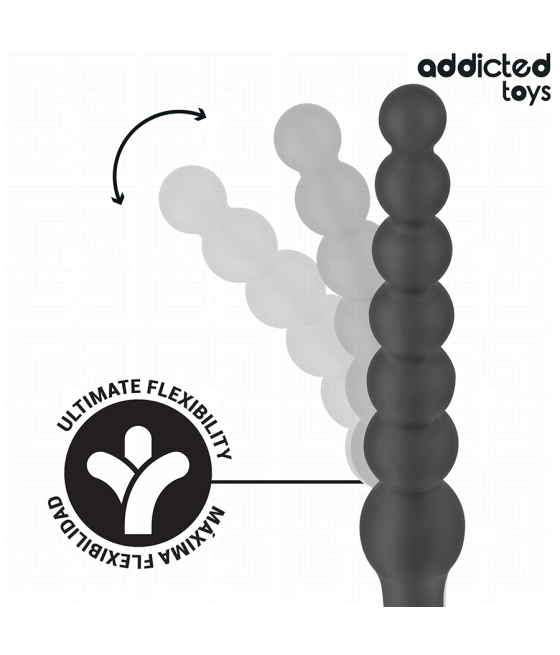 ADDICTED TOYS - DOUBLE ANAL MASSAGER SILICONE 24 CM