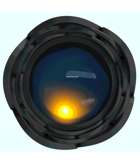 PRETTY LOVE - TARION ANAL PLUG WITH  LED LIGHT BLACK 12.5 CM