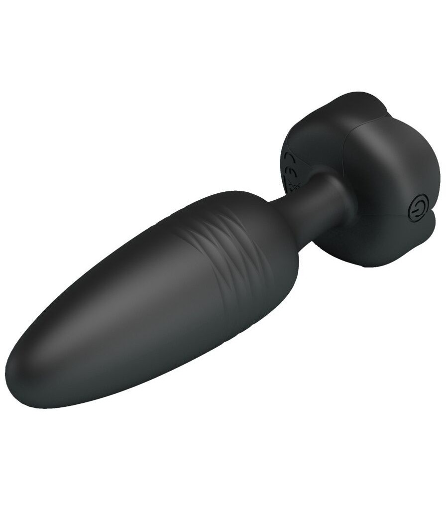 PRETTY LOVE - TARION ANAL PLUG WITH  LED LIGHT BLACK 12.5 CM