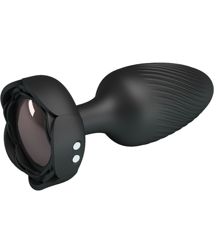 PRETTY LOVE - VARIAN ANAL PLUG WITH  LED LIGHT BLACK 10.8 CM