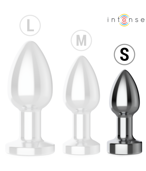 INTENSE - ANAL PLUG 10 VIBRATIONS METAL WITH REMOTE CONTROL S