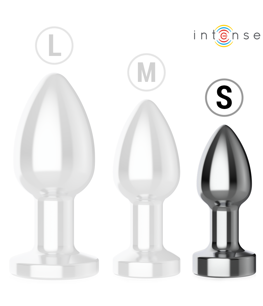 INTENSE - ANAL PLUG 10 VIBRATIONS METAL WITH REMOTE CONTROL S