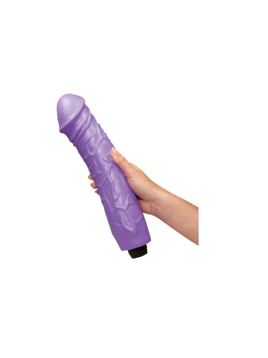 VIBRATORE REALISTICO MAXI "GIANT LOVER" VIOLA - 33 CM VIBRATORE REALISTICO MAXI "GIANT LOVER" VIOLA - 33 CM