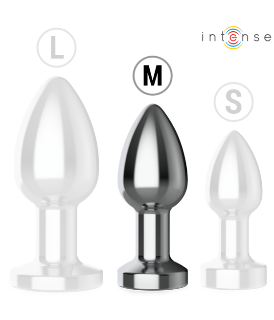 INTENSE - ANAL PLUG 10 VIBRATIONS METAL WITH REMOTE CONTROL M