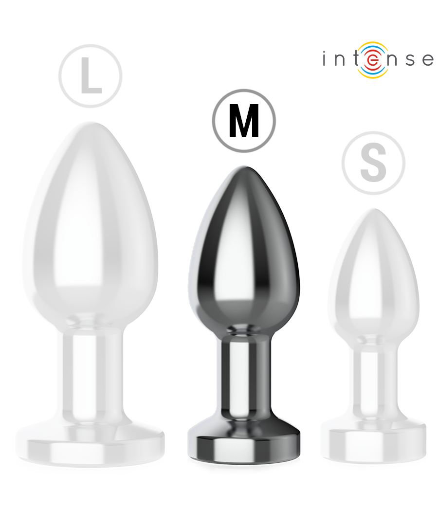 INTENSE - ANAL PLUG 10 VIBRATIONS METAL WITH REMOTE CONTROL M