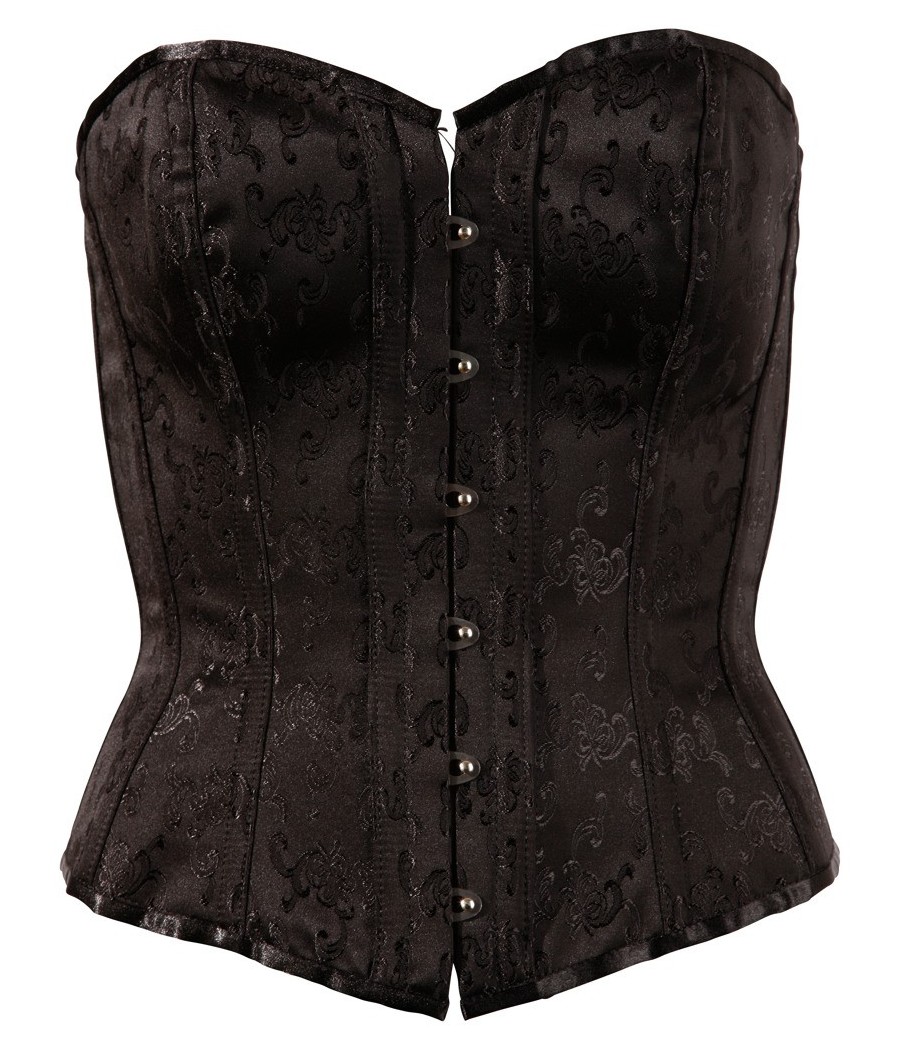 CORSETTO VITTORIANO CON REGGICALZE RIMOVIBILE