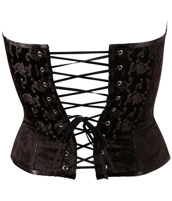 CORSETTO VITTORIANO CON REGGICALZE RIMOVIBILE