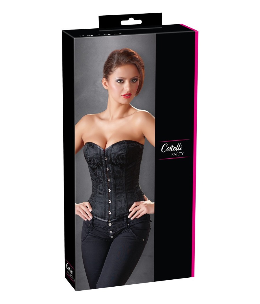 CORSETTO VITTORIANO CON REGGICALZE RIMOVIBILE