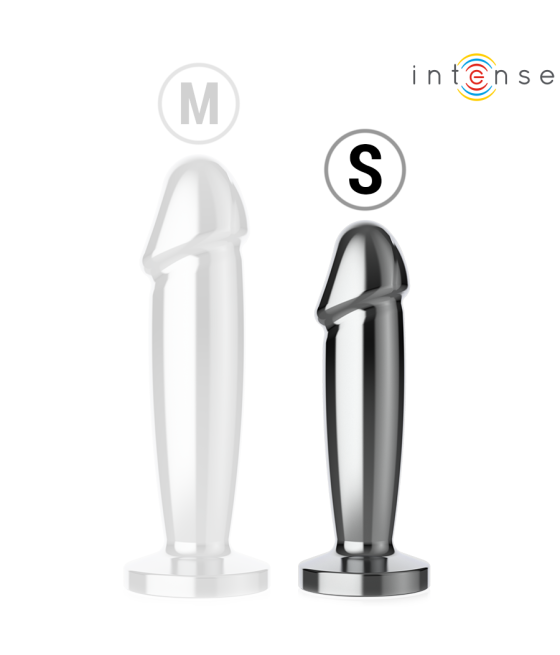 INTENSE - ANAL PLUG 10 VIBRATIONS METAL DILDO WITH REMOTE CONTROL S