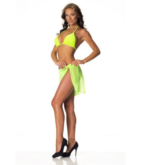 PAREO CORTO “BOMB GIRL” LIMONE - TAGLIA UNICA