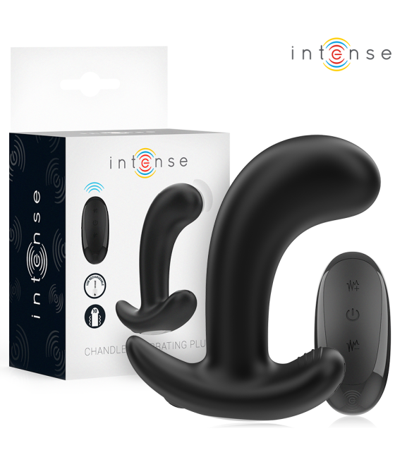 INTENSE - CHANDLER ANAL PLUG 10 VIBRATIONS BLACK REMOTE CONTROL