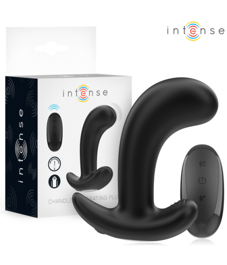 INTENSE - CHANDLER ANAL PLUG 10 VIBRATIONS BLACK REMOTE CONTROL