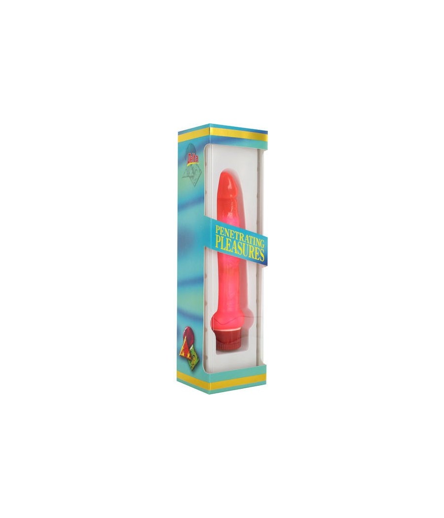 SEVEN CREATIONS - JELLY THIN PINK ANAL VIBRATOR