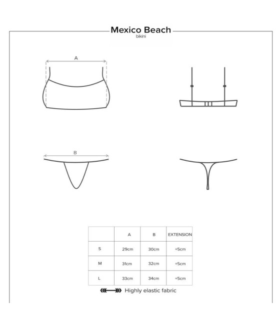 SEXY BIKINI OBSESSIVE "MEXICO BEACH SWIMWEAR" PINK