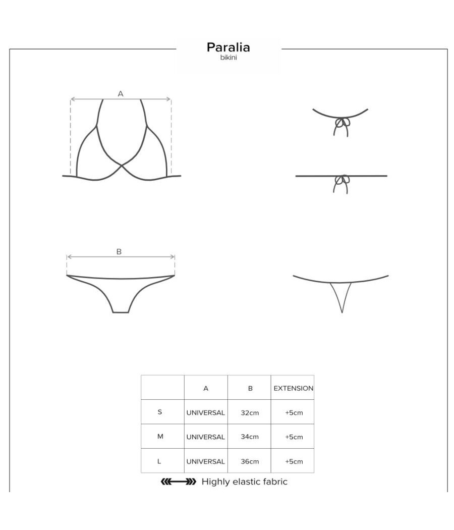 SEXY BIKINI OBSESSIVE "PARALIA SWIMWEAR" CORALLO