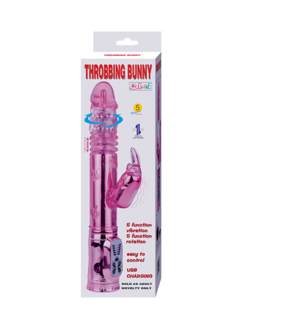 BAILE - THROBBING BUNNY PINK RAMPANT ROTATOR