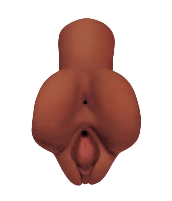 PDX PLUS - PICK YOUR PLEASURE DOUBLE BROWN MASTURBATOR