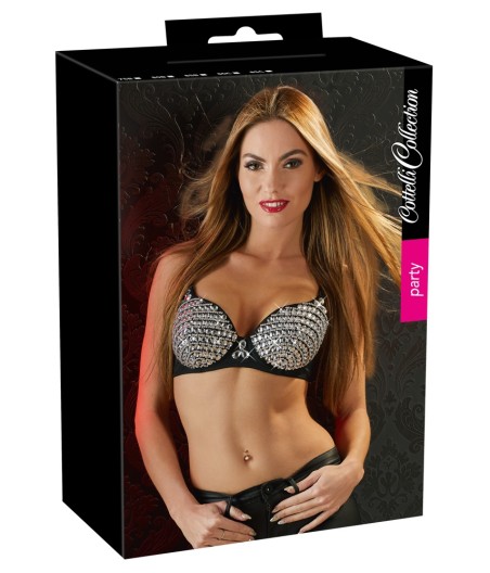 Cottelli Collection Reggiseno Glitter Argento