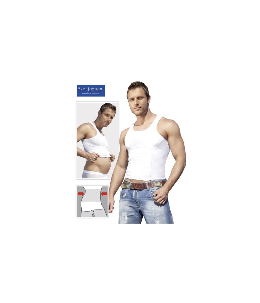 CANOTTA MODELLANTE E SNELLENTE \"BELLY\" BIANCA