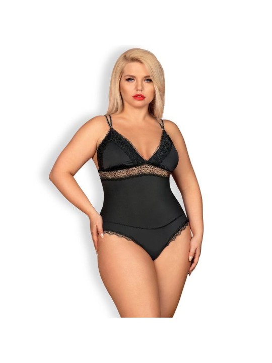 COMPLETO INTIMO OBSESSIVE "810" TED - NERO XXL COMPLETO INTIMO OBSESSIVE "810" TED - NERO XXL