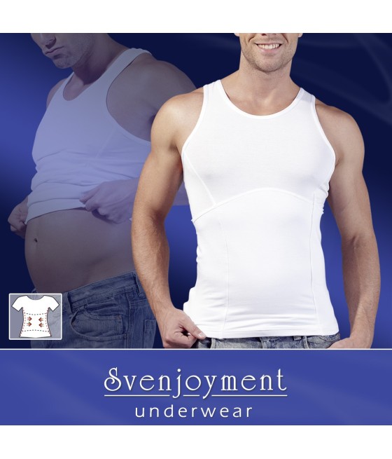 CANOTTA MODELLANTE E SNELLENTE \"BELLY\" BIANCA