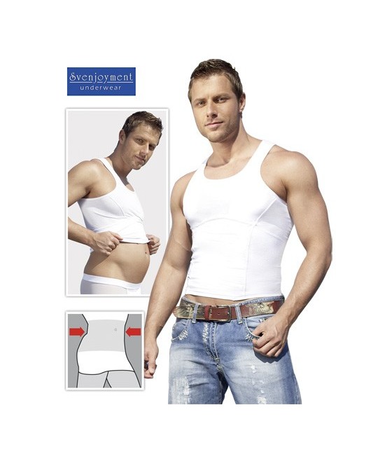 CANOTTA MODELLANTE E SNELLENTE \"BELLY\" BIANCA