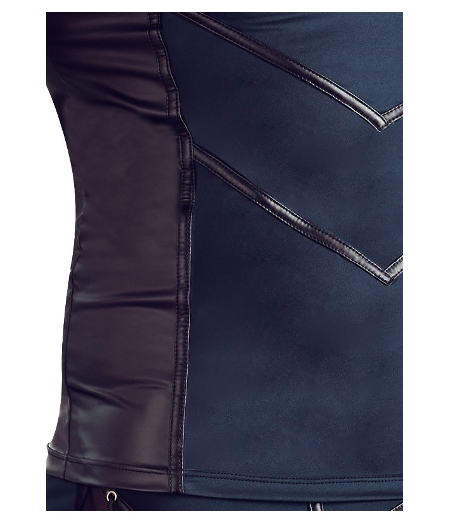 T-SHIRT UOMO STRETCHY DESIGN "NEK" COLORE BLU