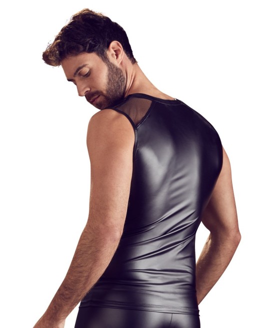 T-SHIRT UOMO STRETCHY DESIGN SLIM "NEK" COLORE NERO