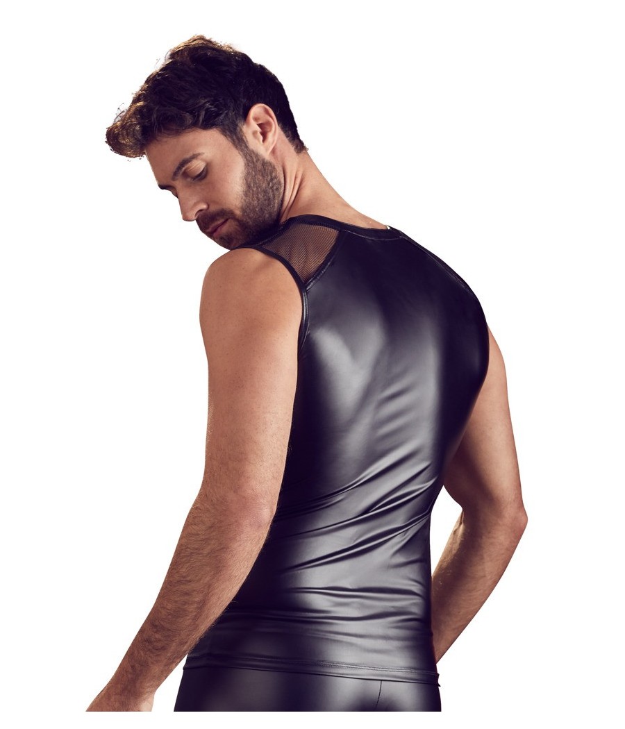 T-SHIRT UOMO STRETCHY DESIGN SLIM "NEK" COLORE NERO