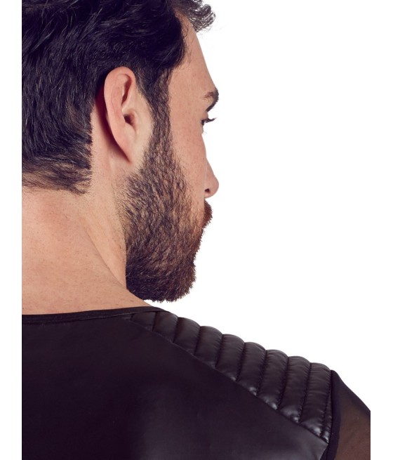 T-SHIRT UOMO STRETCHY BIKER STYLE "NEK" COLORE NERO