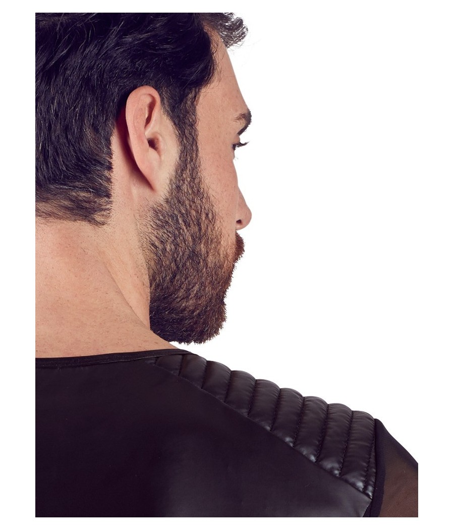 T-SHIRT UOMO STRETCHY BIKER STYLE "NEK" COLORE NERO