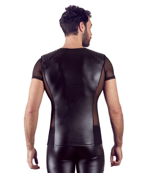 T-SHIRT UOMO STRETCHY BIKER STYLE "NEK" COLORE NERO