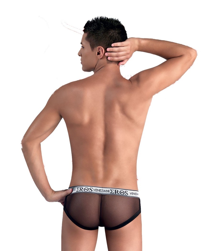 SLIP UOMO CON RETRO SEMITRASPARENTE \"EROS VENEZIANI\"