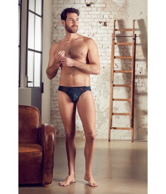 SLIP UOMO CON POWERNET EFFETTO OPACO "NEK" COLORE BLU