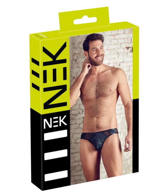 SLIP UOMO CON POWERNET EFFETTO OPACO "NEK" COLORE BLU