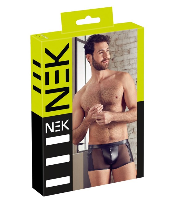 BOXER UOMO CON BOTTONI AUTOMATICI "NEK" COLORE NERO