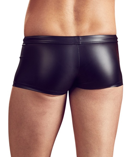 BOXER UOMO ELASTICIZZATI CON ZIP E TASCA "NEK" COLORE NERO