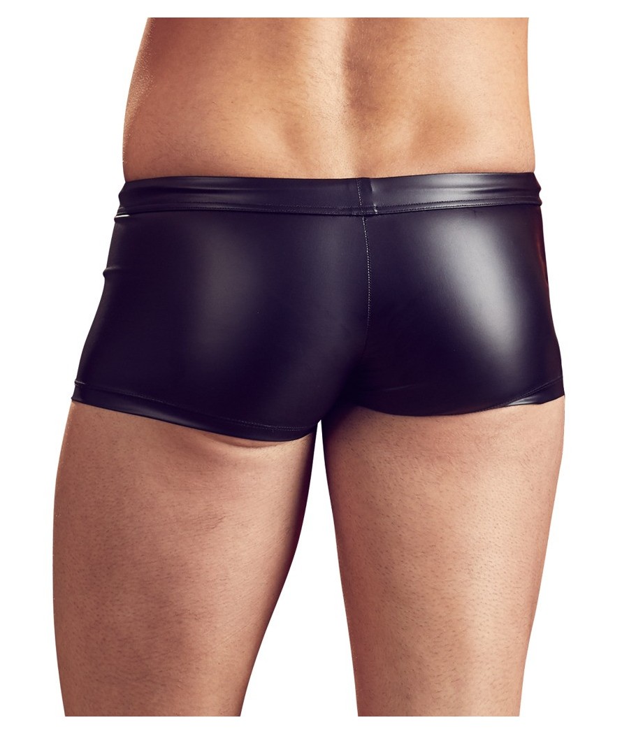 BOXER UOMO ELASTICIZZATI CON ZIP E TASCA "NEK" COLORE NERO