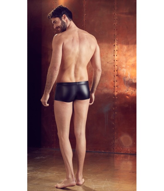 BOXER UOMO ELASTICIZZATI CON ZIP E TASCA "NEK" COLORE NERO