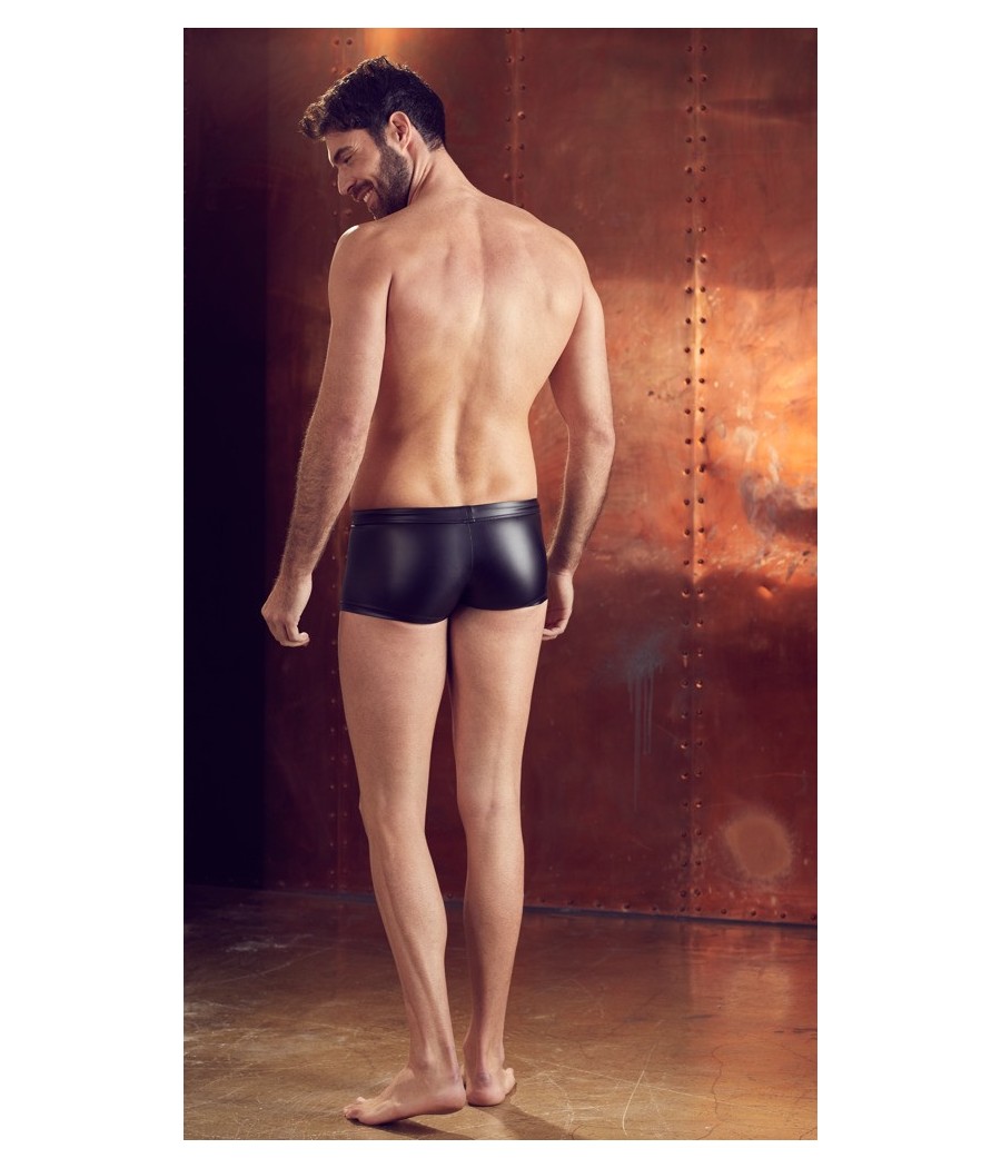 BOXER UOMO ELASTICIZZATI CON ZIP E TASCA "NEK" COLORE NERO