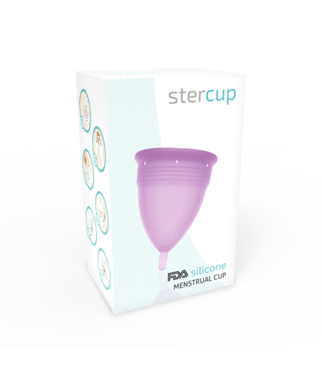 STERCUP COPPE MESTRUALI - MISURA L -  LILLA - SILICONE FDA