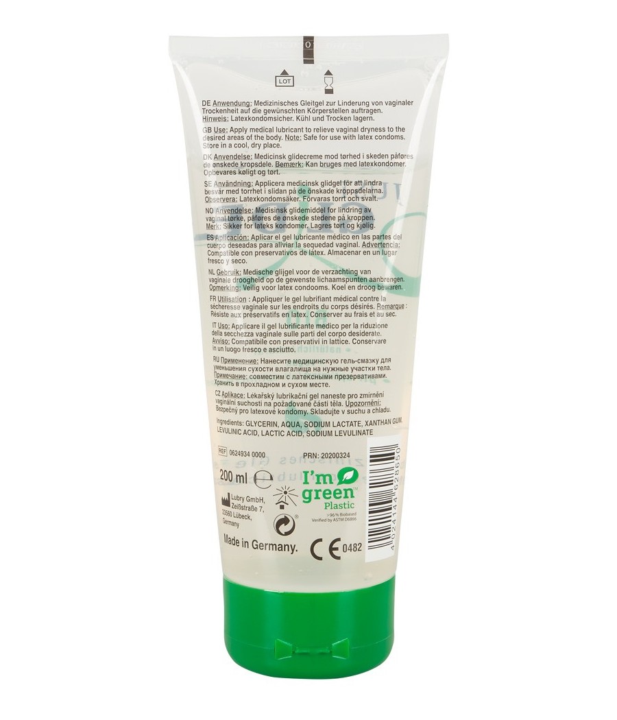 LUBRIFICANTE "JUST GLIDE" BIO ANAL - 200ML