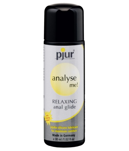 LUBRIFICANTE ANALE BASE SILICONE CON ESTRATTI DI JOJOBA PJUR ANALYSE ME - 30 ML