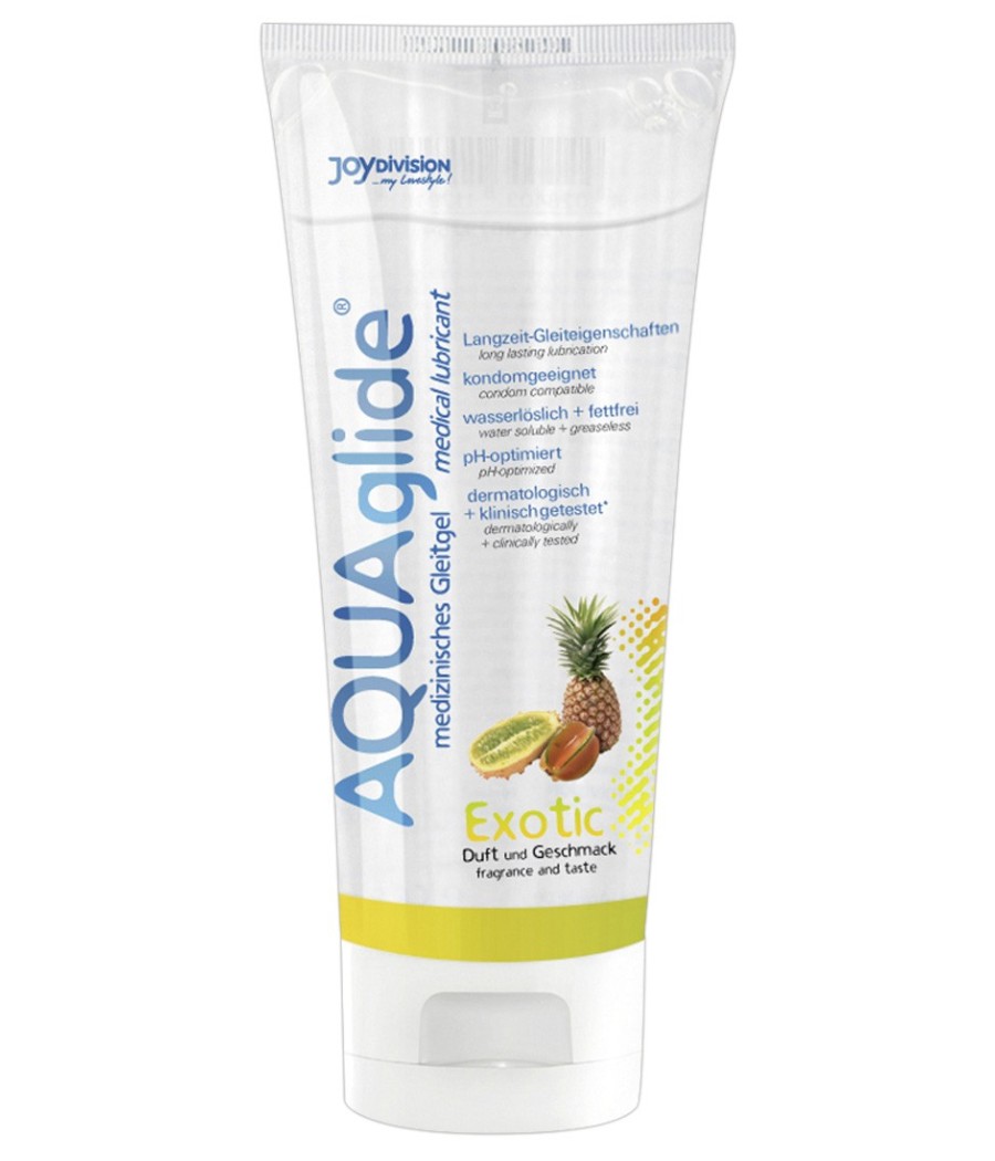 LUBRIFICANTE GEL AROMA FRUTTI ESOTICI "AQUAGLIDE" - 100 ML