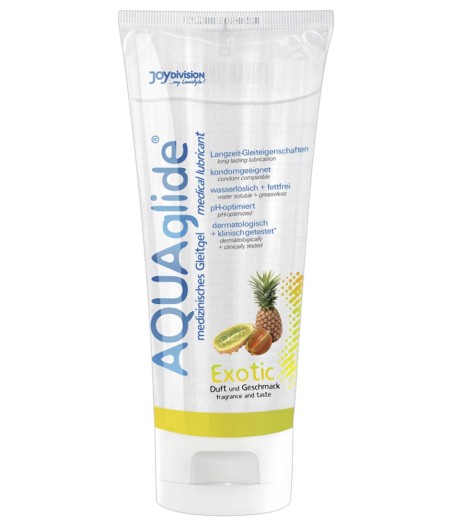LUBRIFICANTE GEL AROMA FRUTTI ESOTICI AQUAGLIDE - 100 ML