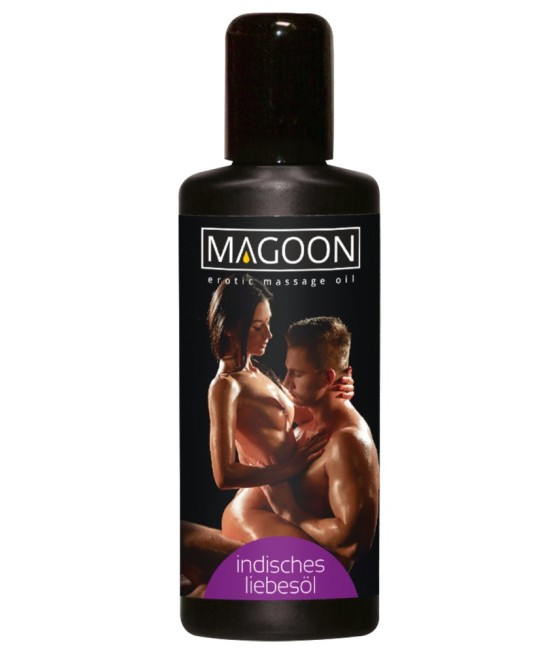 OLIO PER MASSAGGI EROTICI - INDIAN LOVE - "MAGOON" SOLUBILE IN ACQUA - 200 ml