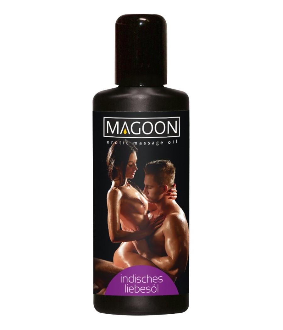 OLIO PER MASSAGGI EROTICI - INDIAN LOVE - "MAGOON" SOLUBILE IN ACQUA - 200 ml