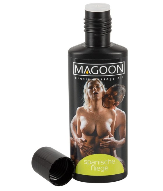 OLIO PER MASSAGGI EROTICI - SPANISH FLY - "MAGOON" SOLUBILE IN ACQUA - 100 ml